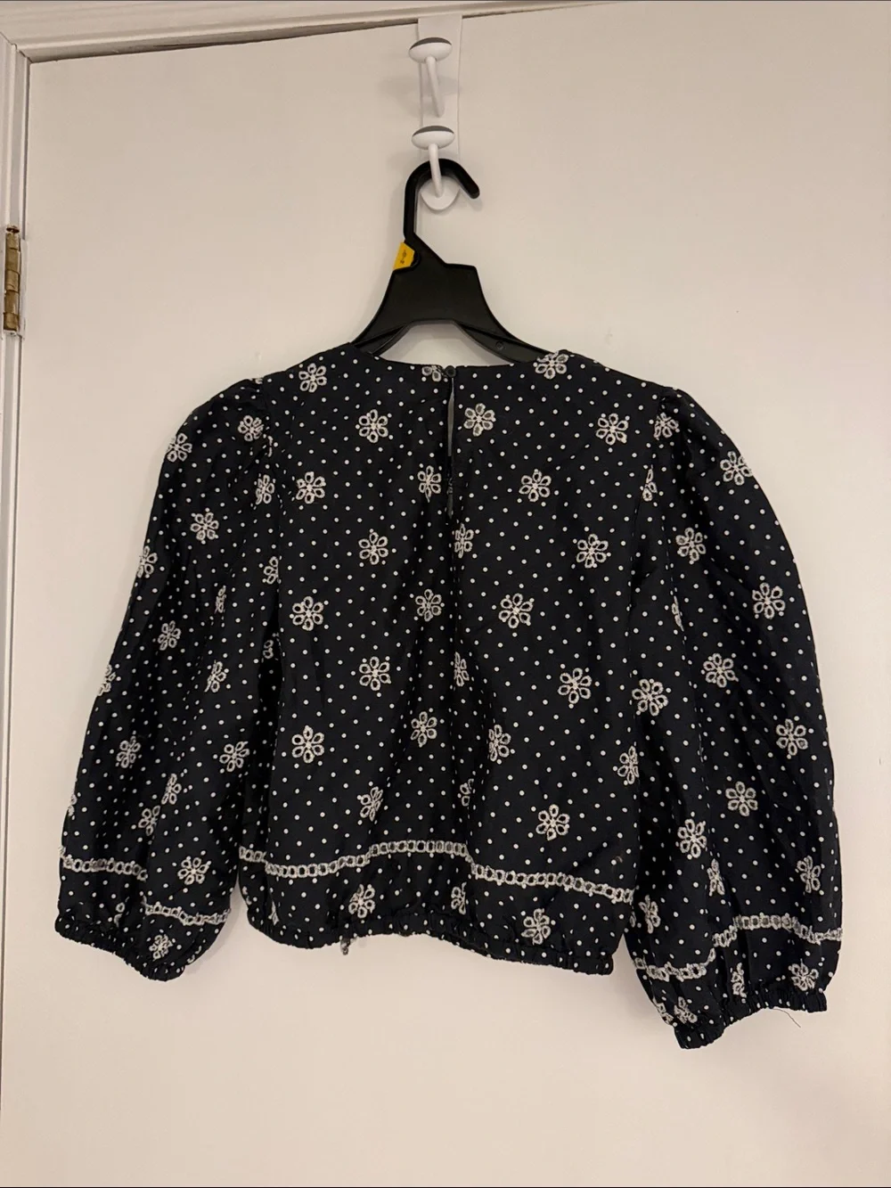 Zara navy blouse